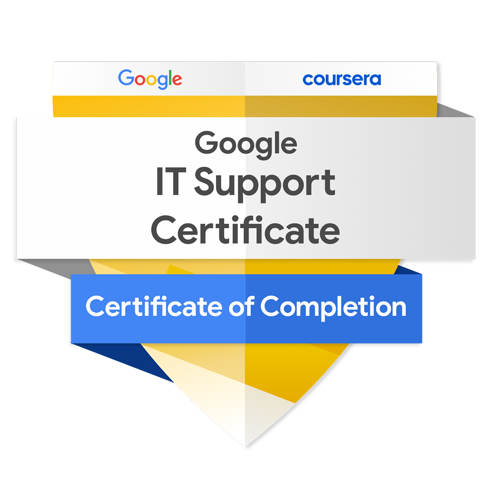 Google IT Suport Certified
